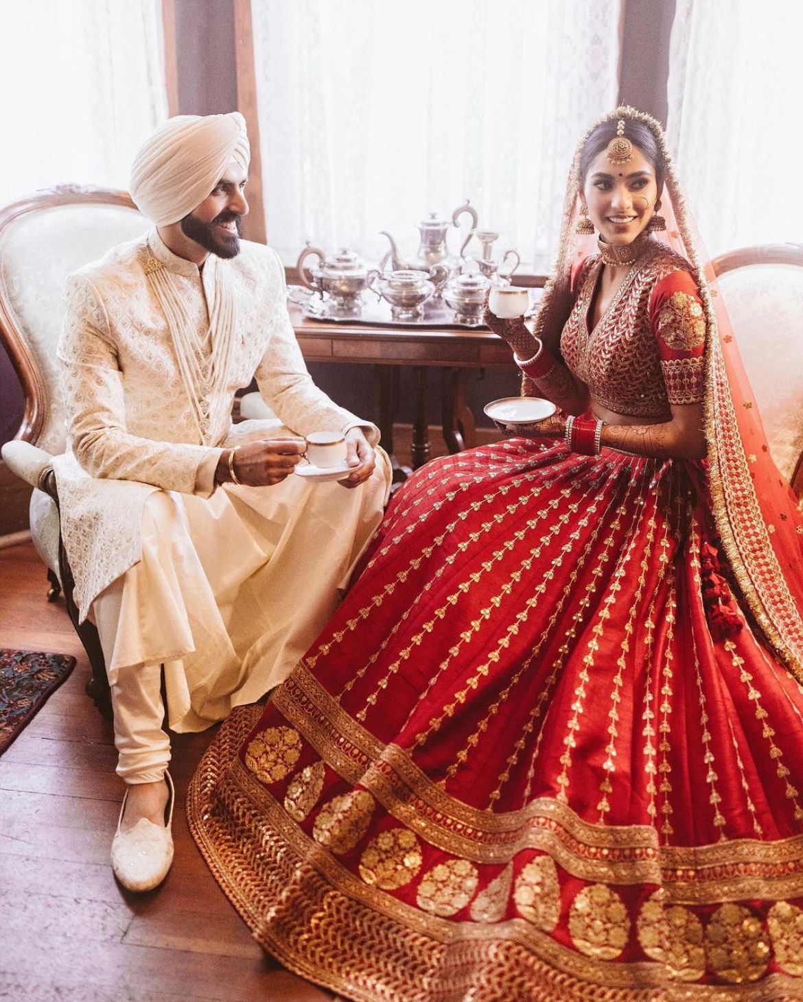 Sabyasachi bride outlet and groom